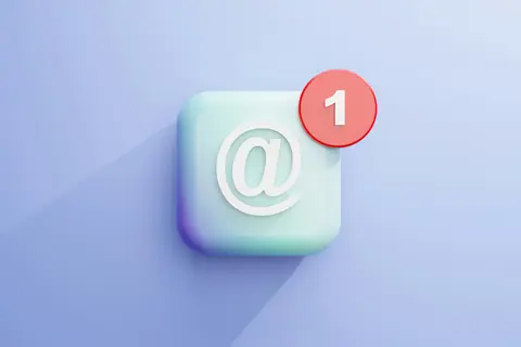 Icon showing new email in inbox